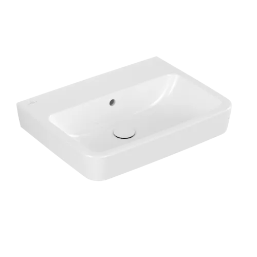 VILLEROY BOCH Umyvadlo O.novo, 600 x 460 x 175 mm, bílé Alpine AntiBac CeramicPlus, s přepadem, záda a spodní strana broušené. #4A416JT2