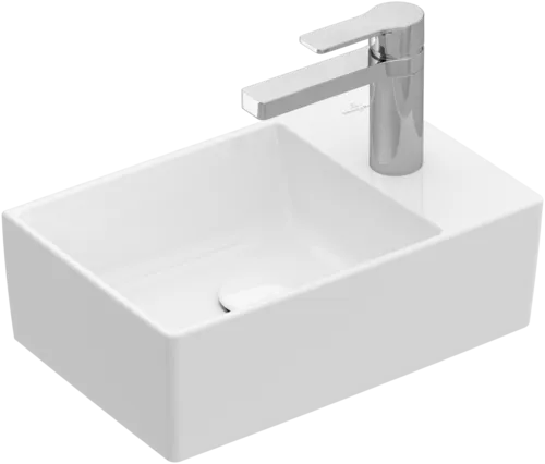 VILLEROY BOCH Umyvadlo Memento 2.0, 400 x 260 x 111 mm, bílá alpská, bez přepadu, leštěné #43234G01