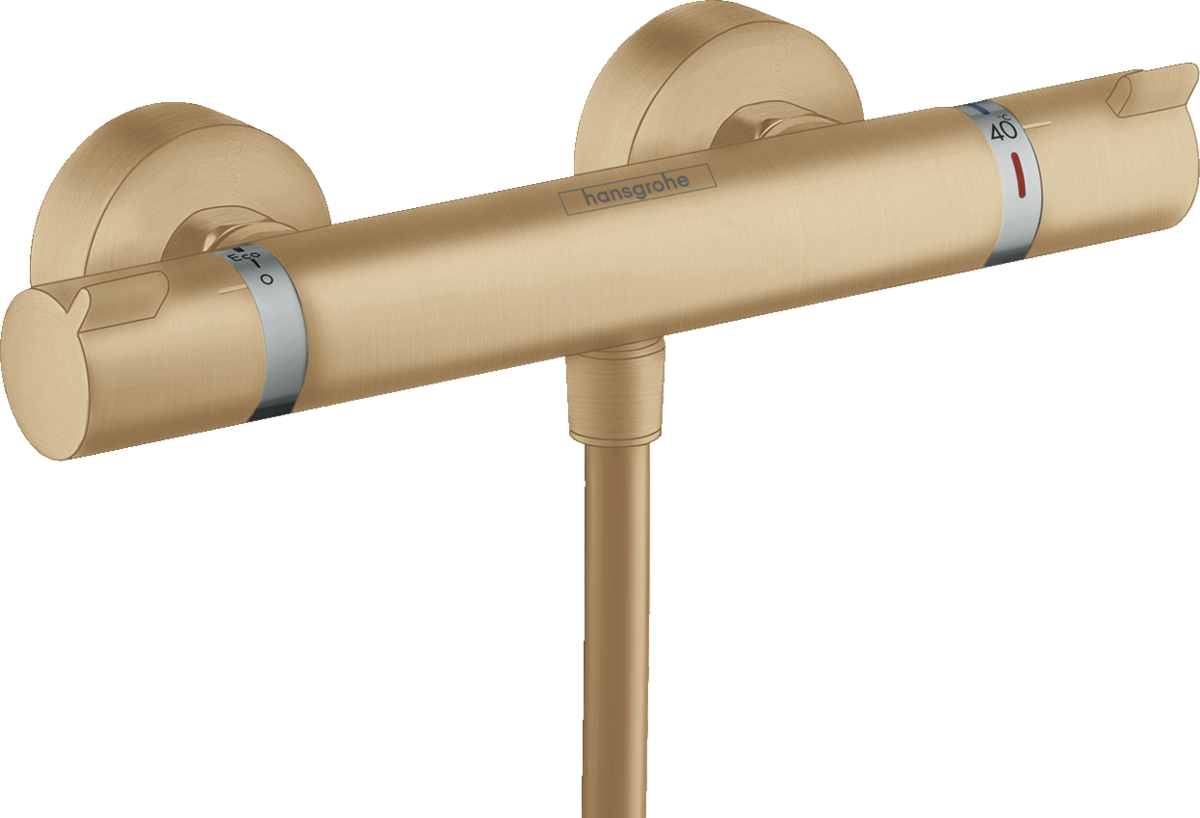 HANSGROHE Ecostat Comfort Sprchový termostat na stěnu #13116140 - kartáčovaný bronz