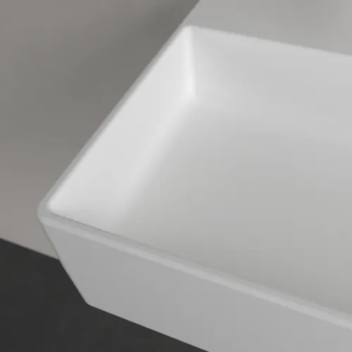 VILLEROY BOCH Umyvadlo Memento 2.0, 600 x 420 x 135 mm, Stone White CeramicPlus, bez přepadu, leštěné #4A226FRW, obrázek 5