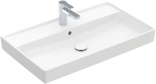 VILLEROY BOCH Umyvadlo na skříňku Collaro, 800 x 465 x 160 mm, Stone White CeramicPlus, s přepadem #4A3380RW