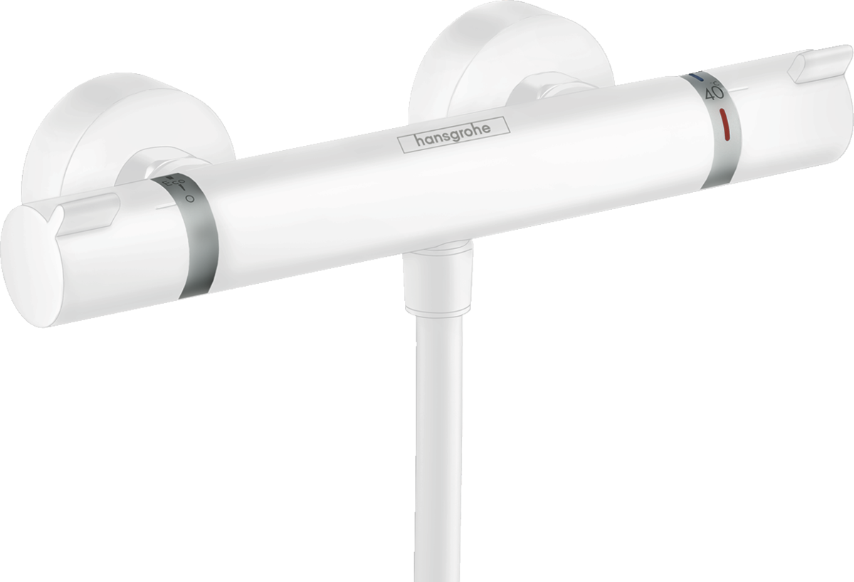HANSGROHE Ecostat Comfort Sprchový termostat na stěnu #13116700 - matná bílá