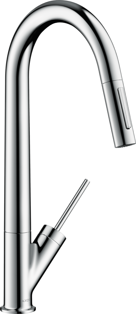HANSGROHE AXOR Starck Páková kuchyňská baterie 270 s vytahovací sprškou EcoSmart #12800000 - chrom