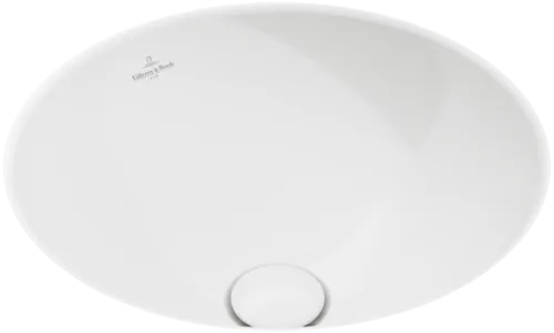 VILLEROY BOCH Podomítkové umyvadlo Loop & Friends, 330 x 330 x 190 mm, bílá Alpine CeramicPlus, s přepadem #4A5100R1
