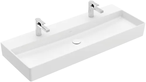 VILLEROY BOCH Umyvadlo Memento 2.0, 1200 x 470 x 150 mm, Stone White CeramicPlus, bez přepadu, leštěné #4A22CGRW