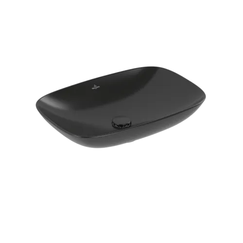 VILLEROY BOCH Umyvadlo na desku Loop & Friends, 620 x 420 x 120 mm, Ebony CeramicPlus, bez přepadu #4A5001S5