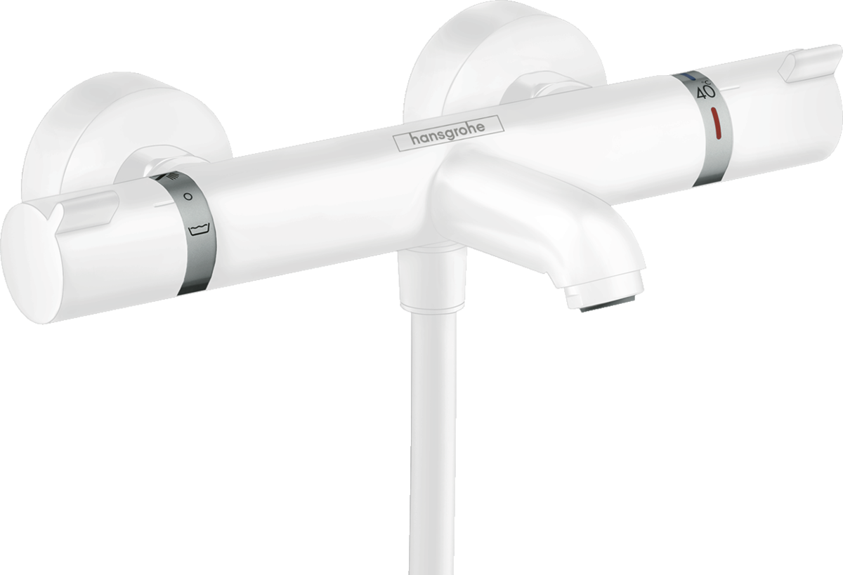 HANSGROHE Ecostat Comfort Vanový termostat na stěnu #13114700 - matná bílá