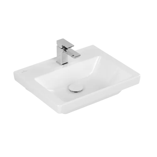 VILLEROY BOCH Umyvadlo Subway 3.0, 500 x 400 x 145 mm, bílá Alpine CeramicPlus, bez přepadu #437051R1