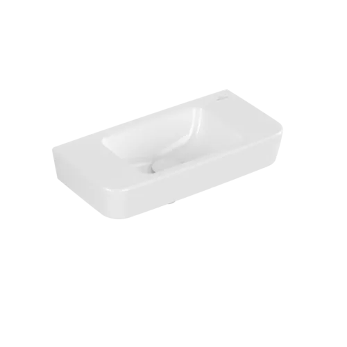 VILLEROY BOCH O.novo Kompaktní umyvadlo, 500 x 250 x 145 mm, bílá Alpine CeramicPlus, bez přepadu #434253R1