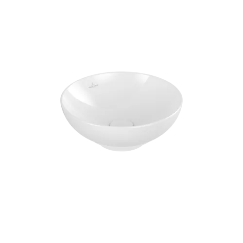 VILLEROY BOCH Umyvadlo na desku Loop & Friends, 380 x 380 x 120 mm, bílá Alpine CeramicPlus, s přepadem #4A4500R1