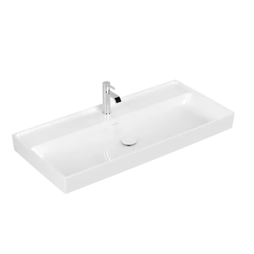 VILLEROY BOCH Umyvadlo na skříňku Collaro, 1000 x 470 x 160 mm, bílé Alpine CeramicPlus, bez přepadu #4A33A2R1