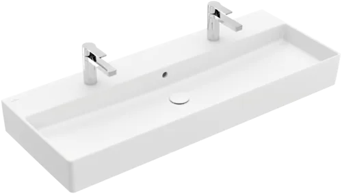 VILLEROY BOCH Umyvadlo Memento 2.0, 1200 x 470 x 150 mm, Stone White CeramicPlus, s přepadem #4A22C4RW