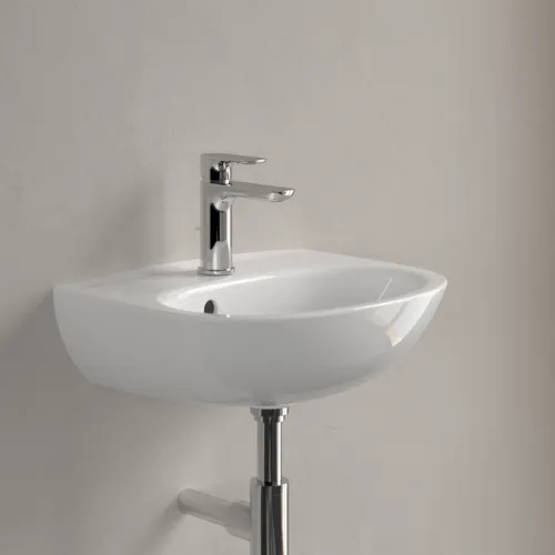 VILLEROY BOCH Umyvadlo na ruční mytí O.novo, 450 x 360 x 160 mm, alpská bílá, s přepadem #43404501, obrázek 3