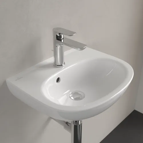 VILLEROY BOCH Umyvadlo na ruční mytí O.novo, 450 x 360 x 160 mm, alpská bílá, s přepadem #43404501, obrázek 7