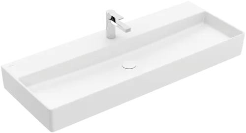 VILLEROY BOCH Umyvadlo Memento 2.0, 1200 x 470 x 150 mm, Stone White CeramicPlus, bez přepadu #4A22C2RW