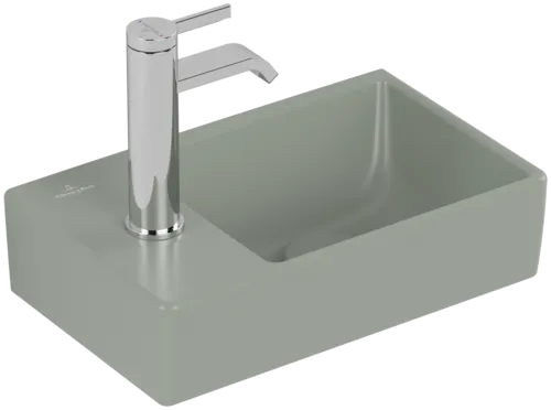 VILLEROY BOCH Umyvadlo Avento, 360 x 220 x 110 mm, Morning Green CeramicPlus, bez přepadu #43003RR8