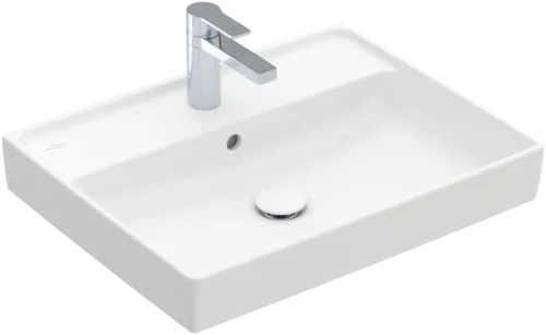 VILLEROY BOCH Umyvadlo Collaro, 600 x 470 x 160 mm, Stone White CeramicPlus, s přepadem, leštěné #4A336GRW