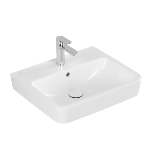 VILLEROY BOCH Umyvadlo O.novo, 550 x 460 x 175 mm, bílá Alpine CeramicPlus, s přepadem #4A4155R1