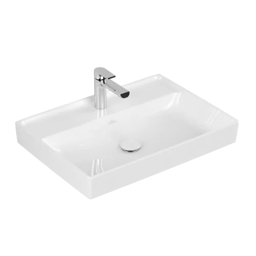 VILLEROY BOCH Umyvadlo Collaro, 650 x 470 x 160 mm, bílá Alpine CeramicPlus, bez přepadu #4A3366R1