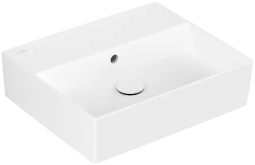 VILLEROY BOCH Umyvadlo Memento 2.0, 500 x 420 x 140 mm, Stone White CeramicPlus, s přepadem, leštěné #4A225JRW