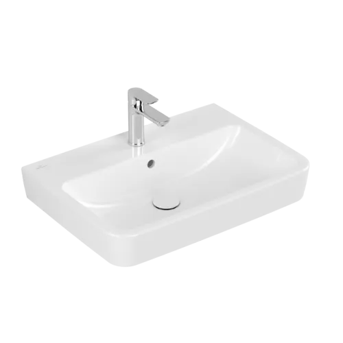 VILLEROY BOCH Umyvadlo O.novo, 650 x 460 x 175 mm, bílá alpská, s přepadem #4A416501