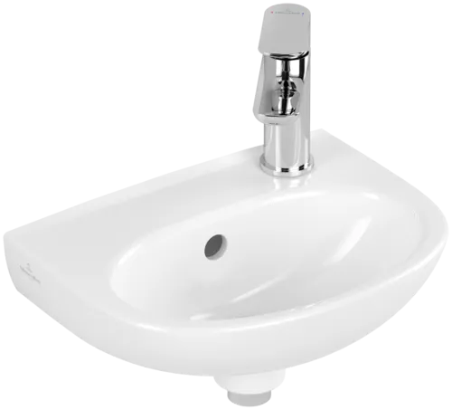 VILLEROY BOCH Umyvadlo O.novo, 360 x 275 x 145 mm, bílé Alpine, s přepadem #43403R01