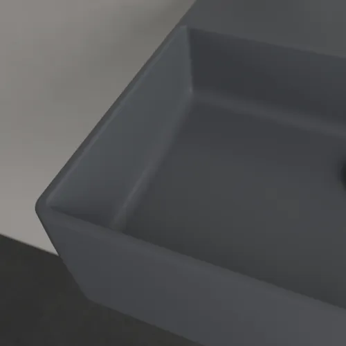 VILLEROY BOCH Umyvadlo Memento 2.0, 500 x 420 x 140 mm, Graphite CeramicPlus, bez přepadu #4A2253I4, obrázek 5