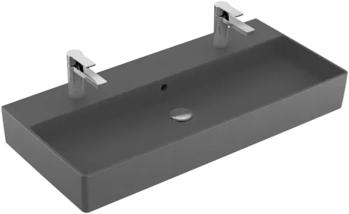 VILLEROY BOCH Umyvadlo Memento 2.0, 1000 x 470 x 135 mm, Graphite CeramicPlus, s přepadem #4A22A4I4