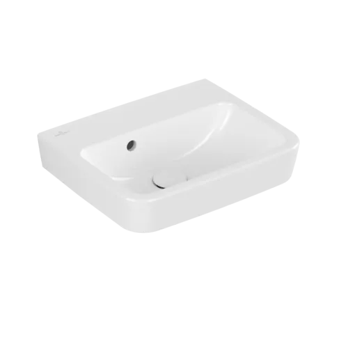 VILLEROY BOCH Umyvadlo O.novo, 450 x 370 x 160 mm, bílé Alpin AntiBac CeramicPlus, s přepadem #434447T2