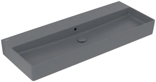 VILLEROY BOCH Umyvadlo Memento 2.0, 1200 x 470 x 150 mm, Graphite CeramicPlus, s přepadem, neleštěné #4A22C6I4
