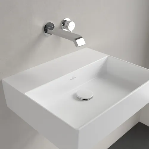 VILLEROY BOCH Umyvadlo Memento 2.0, 500 x 420 x 140 mm, Stone White CeramicPlus, bez přepadu, leštěné #4A225FRW, obrázek 7