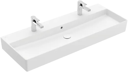 VILLEROY BOCH Umyvadlo Memento 2.0, 1200 x 470 x 150 mm, Stone White CeramicPlus, s přepadem, leštěné #4A22CKRW