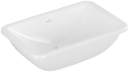 VILLEROY BOCH Podomítkové umyvadlo Loop & Friends, 450 x 280 x 185 mm, bílá Alpine CeramicPlus, bez přepadu #4A5601R1