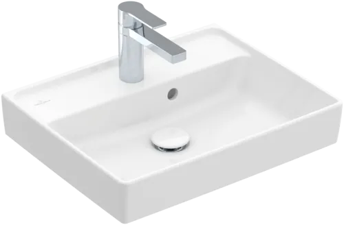 VILLEROY BOCH Umyvadlo Collaro s ručním oplachem, 500 x 400 x 150 mm, bílé Alpine, s přepadem #43345001