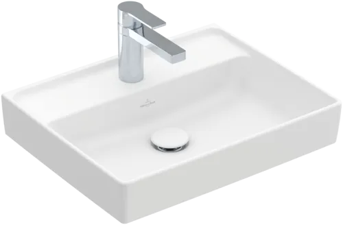 VILLEROY BOCH Umyvadlo Collaro, 500 x 400 x 150 mm, Stone White CeramicPlus, bez přepadu #433451RW