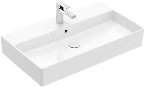 VILLEROY BOCH Umyvadlo Memento 2.0, 800 x 470 x 140 mm, bílá Alpine, s přepadem, leštěné #4A228G01