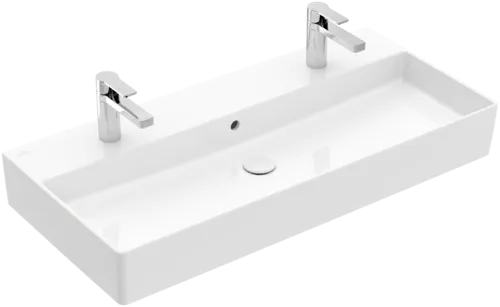 VILLEROY BOCH Umyvadlo Memento 2.0, 1000 x 470 x 135 mm, bílá Alpine, s přepadem #4A22A401