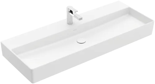 VILLEROY BOCH Umyvadlo Memento 2.0, 1200 x 470 x 150 mm, Stone White CeramicPlus, bez přepadu, leštěné #4A22CHRW