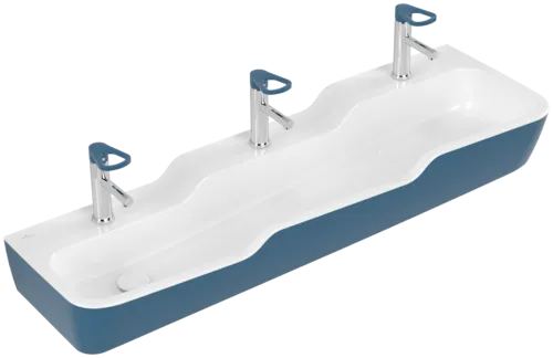 VILLEROY BOCH Dětské umyvadlo O.novo Kids, 1300 x 430 x 158 mm, Ocean Blue, bez přepadu #4A0813BC9A