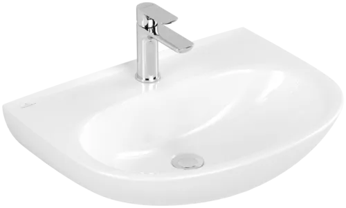VILLEROY BOCH Umyvadlo O.novo, 600 x 460 x 180 mm, bílá alpská, bez přepadu #4A406101