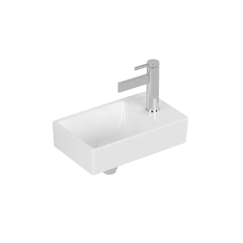 VILLEROY BOCH Umyvadlo Avento, 360 x 220 x 110 mm, Stone White CeramicPlus, bez přepadu #43003LRW