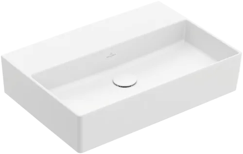 VILLEROY BOCH Umyvadlo Memento 2.0, 600 x 420 x 135 mm, Stone White CeramicPlus, bez přepadu #4A2263RW