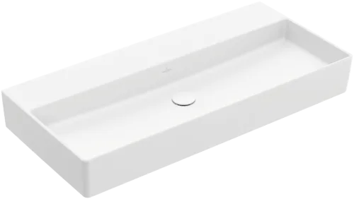 VILLEROY BOCH Umyvadlo Memento 2.0, 1000 x 470 x 135 mm, Stone White CeramicPlus, bez přepadu #4A22A3RW