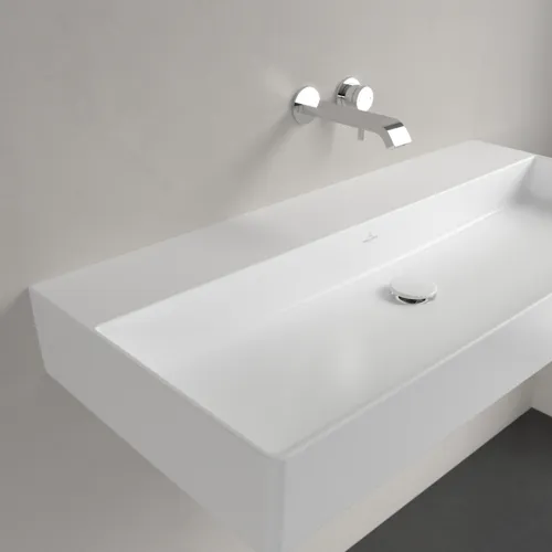 VILLEROY BOCH Umyvadlo Memento 2.0, 1000 x 470 x 135 mm, Stone White CeramicPlus, bez přepadu #4A22A3RW, obrázek 7