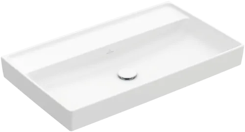 VILLEROY BOCH Umyvadlo na skříňku Collaro, 800 x 465 x 160 mm, Stone White CeramicPlus, bez přepadu #4A3383RW