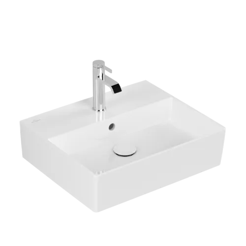 VILLEROY BOCH Umyvadlo Memento 2.0, 500 x 420 x 140 mm, bílá Alpine CeramicPlus, s přepadem #4A2250R1