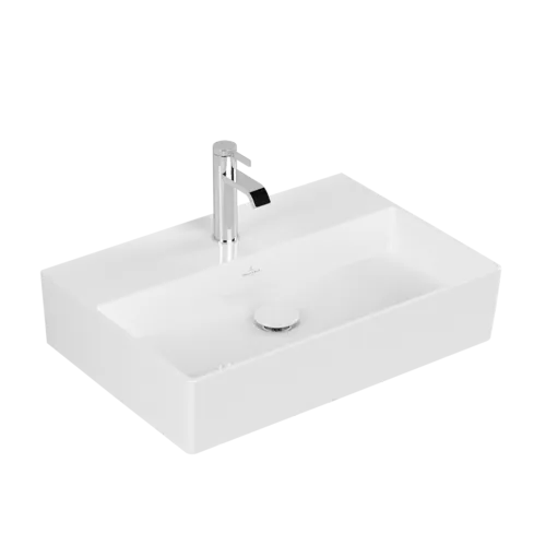 VILLEROY BOCH Umyvadlo Memento 2.0, 600 x 420 x 135 mm, bílá Alpine CeramicPlus, bez přepadu #4A2261R1