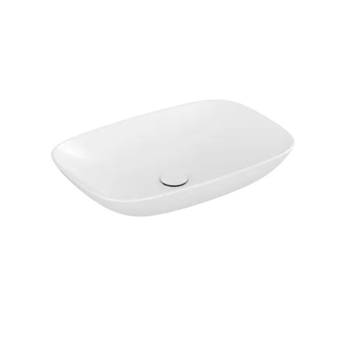 VILLEROY BOCH Umyvadlo na desku Loop & Friends, 620 x 420 x 120 mm, Stone White CeramicPlus, s přepadem #4A5000RW