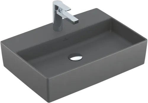 VILLEROY BOCH Memento 2.0 umyvadlo na desku, 600 x 420 x 140 mm, Grafit CeramicPlus, bez přepadu #4A0761I4