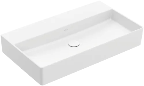 VILLEROY BOCH Umyvadlo Memento 2.0, 800 x 470 x 140 mm, Stone White CeramicPlus, bez přepadu #4A2283RW